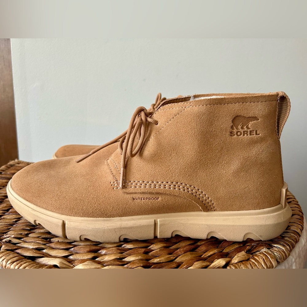 Sorel Men's Tan Suede Waterproof Boots